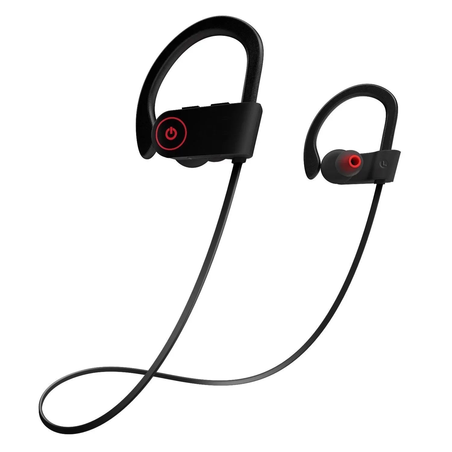 Bluetooth Headphones, Best Wireless Sports Earphones W/Mic IPX7 Waterproof HD Stereo Sweatproof In-Ear Earbuds Gym Running Workout 8 Hour Battery Noise Cancelling Headsets