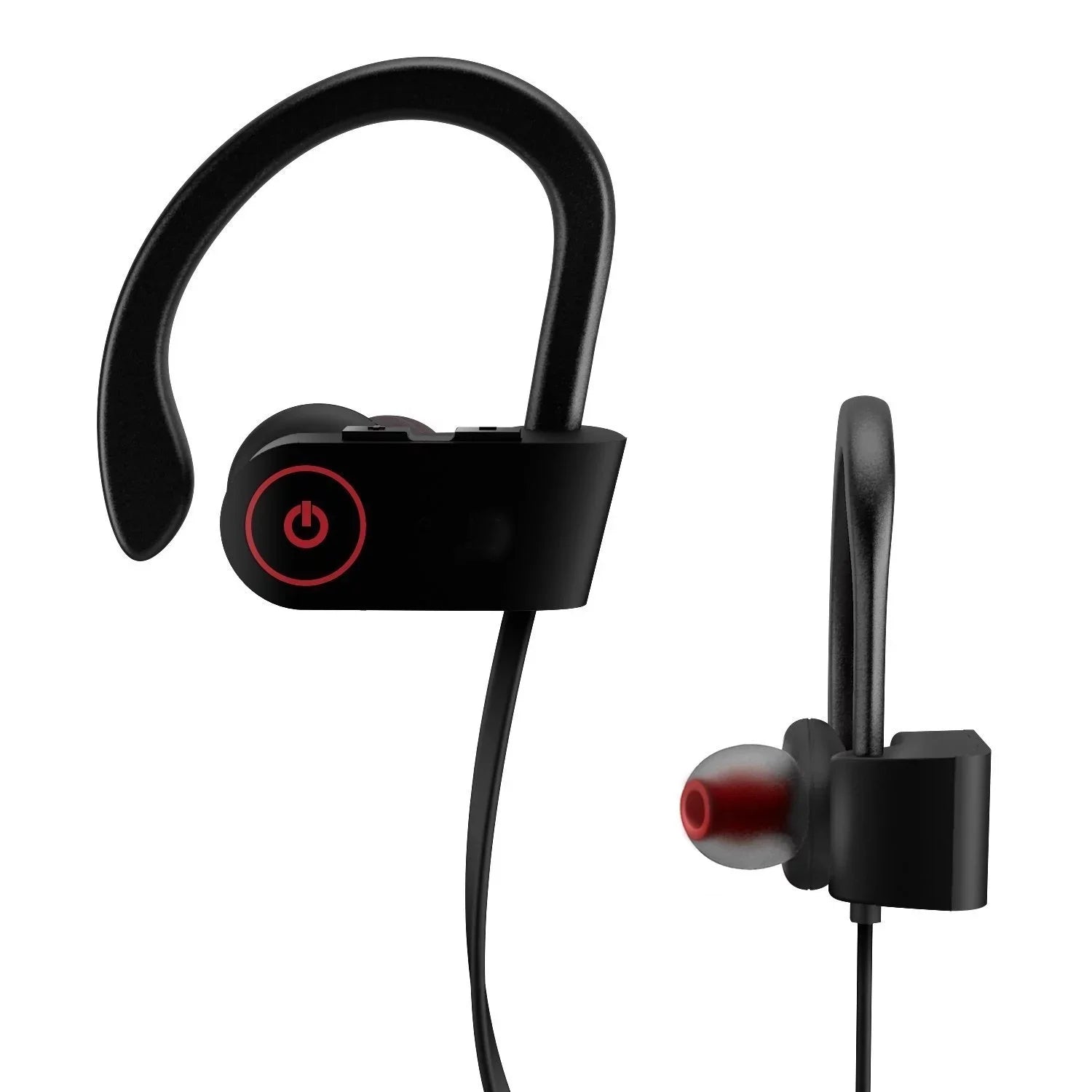 Bluetooth Headphones, Best Wireless Sports Earphones W/Mic IPX7 Waterproof HD Stereo Sweatproof In-Ear Earbuds Gym Running Workout 8 Hour Battery Noise Cancelling Headsets